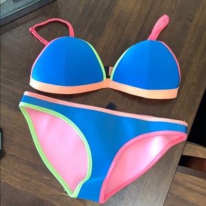 Rainbow triangle swimsuit